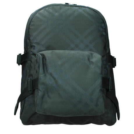 Burberry Green Fabric Backpacks - Hilstor