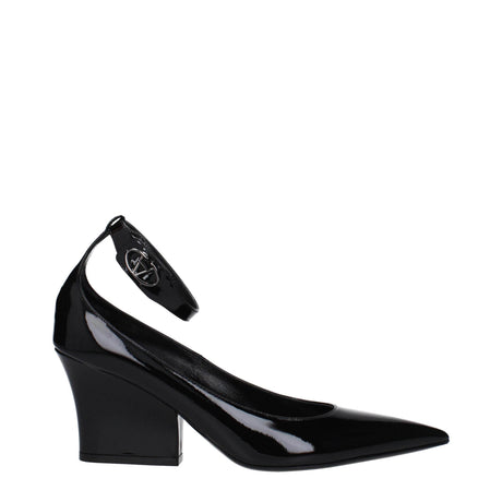 Valentino Garavani Black Leather Broch - Hilstor