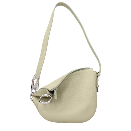 Burberry Green Leather Shoulder Bags - Hilstor