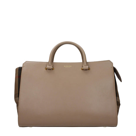Burberry Beige Leather Handbags - Hilstor