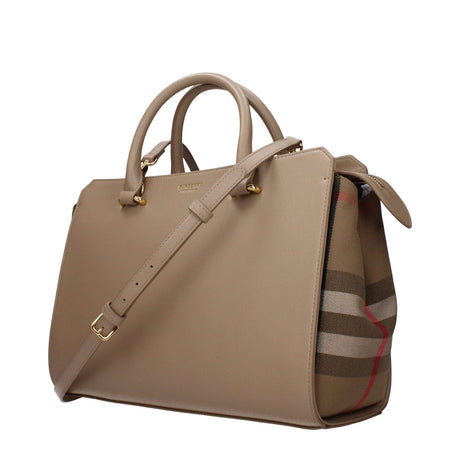 Burberry Beige Leather Handbags - Hilstor