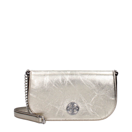 Tory Burch Gold Leather Crossbody Bags - Hilstor