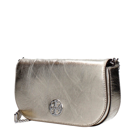 Tory Burch Gold Leather Crossbody Bags - Hilstor