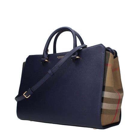 Burberry Blue Leather Handbags - Hilstor