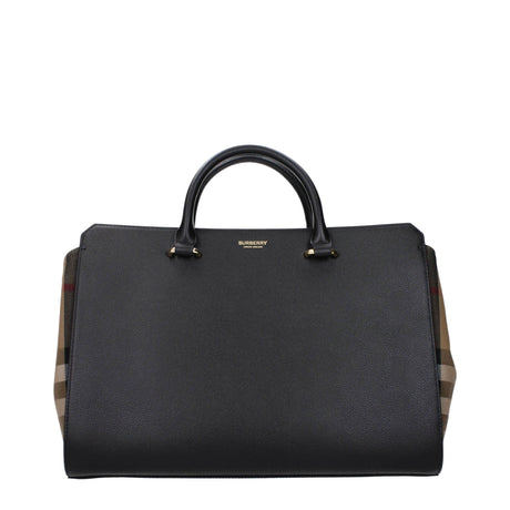 Burberry Black Leather Handbags - Hilstor
