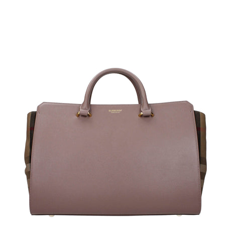 Burberry Gray Leather Handbags - Hilstor