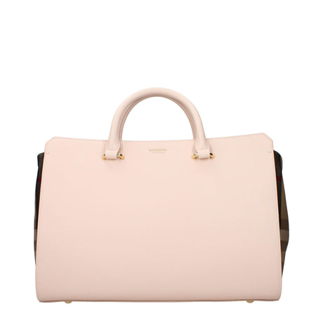 Burberry Pink Leather Handbags - Hilstor