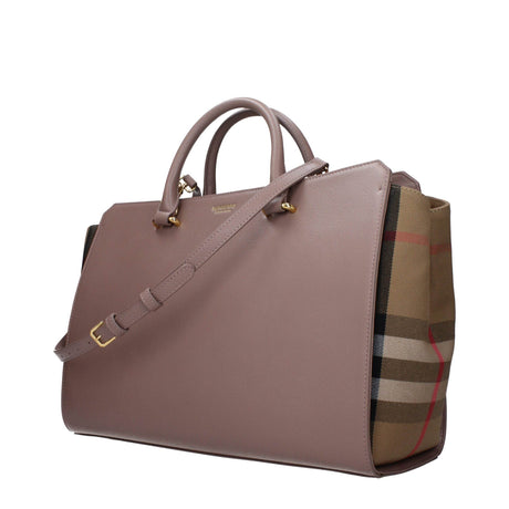 Burberry Gray Leather Handbags - Hilstor