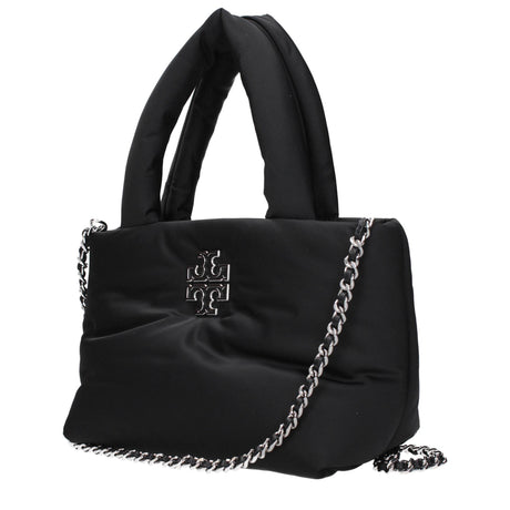 Tory Burch Black Fabric Handbags - Hilstor