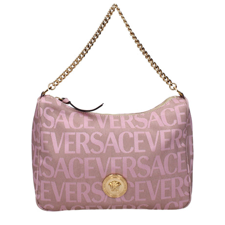 Versace Beige Fabric Handbags - Hilstor