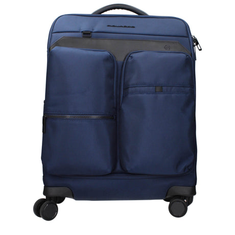 Piquadro Blue Fabric Luggage And Travel - Hilstor