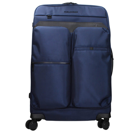 Piquadro Blue Fabric Luggage And Travel - Hilstor