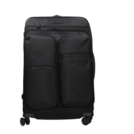 Piquadro Black Fabric Luggage And Travel - Hilstor