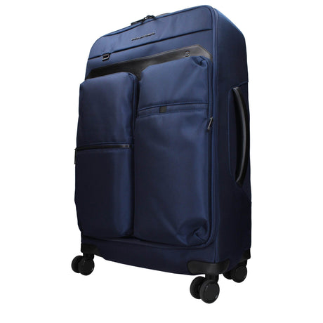 Piquadro Blue Fabric Luggage And Travel - Hilstor