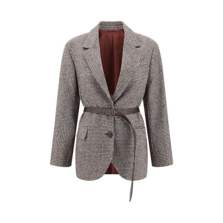 Brunello Cucinelli Blazer Jacket with belt - Hilstor