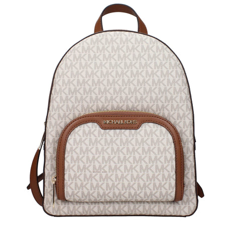 Michael Kors Beige Fabric Backpacks - Hilstor