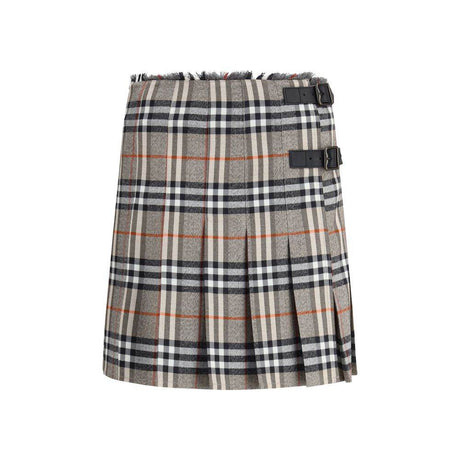 Burberry Check Archive wool Miniskirt - Hilstor
