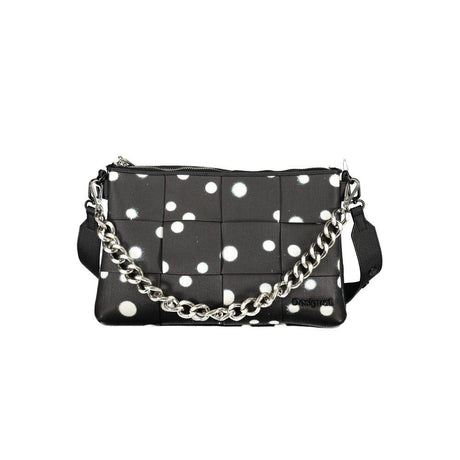Desigual Black Polyethylene Handbag - Hilstor