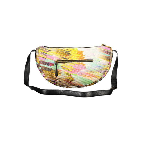 Desigual Yellow Polyester Handbag - Hilstor