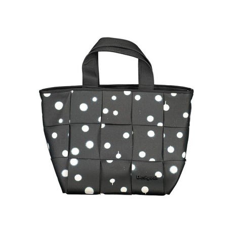 Desigual Black Polyethylene Handbag - Hilstor
