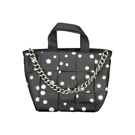 Desigual Black Polyethylene Handbag - Hilstor
