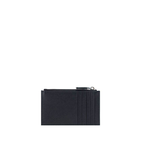 Prada Leather Card Holder - Hilstor