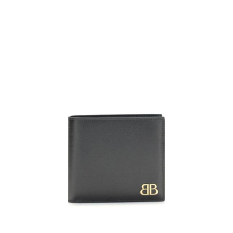 Balenciaga Logo plaque Wallet - Hilstor