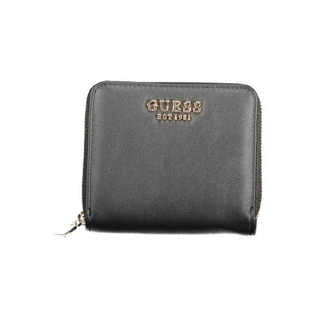Guess Jeans Black Polyethylene Women Wallet - Hilstor