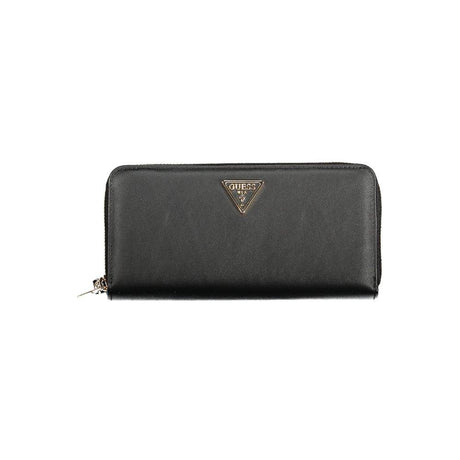 Guess Jeans Black Polyethylene Women Wallet - Hilstor