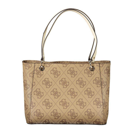 Guess Jeans Beige Polyethylene Women Handbag - Hilstor