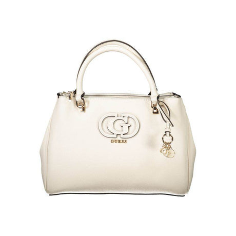 Guess Jeans White Polyethylene Women Handbag - Hilstor