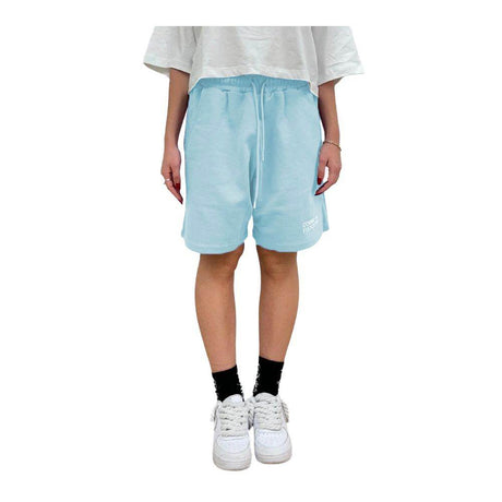 Comme Des Fuckdown Blue Cotton Short - Hilstor