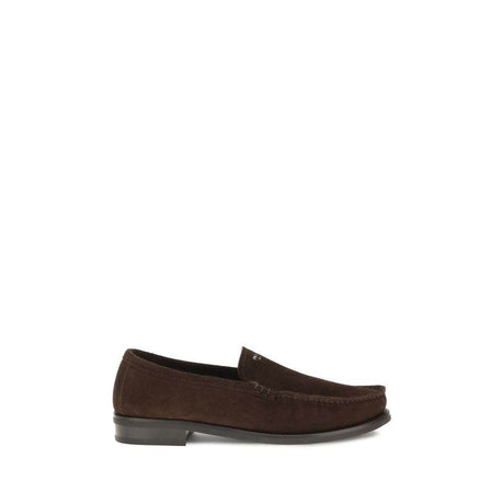 Prada Suede Loafers - Hilstor