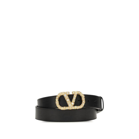 Valentino Garavani VLogo leather Belt - Hilstor