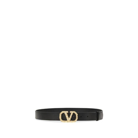 Valentino Garavani VLogo leather Belt - Hilstor