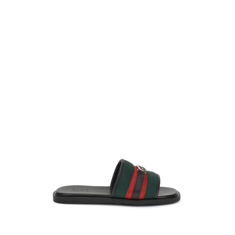 Gucci GG motif Slider Sandals - Hilstor