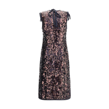 Prada Sequined midi Dress - Hilstor