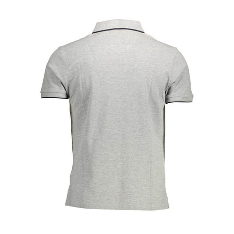 North Sails Gray Cotton Polo Shirt - Hilstor
