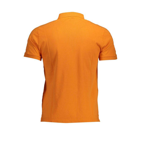 North Sails Orange Cotton Polo Shirt - Hilstor