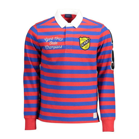 Gant Red Cotton Polo Shirt - Hilstor