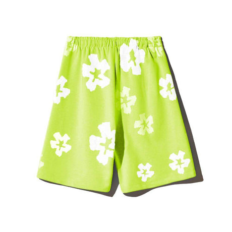 Comme Des Fuckdown Green Cotton Short - Hilstor