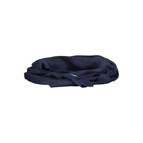 North Sails Blue Cotton Scarf - Hilstor