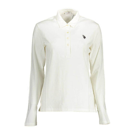 U.S. POLO ASSN. White Cotton Polo Shirt - Hilstor