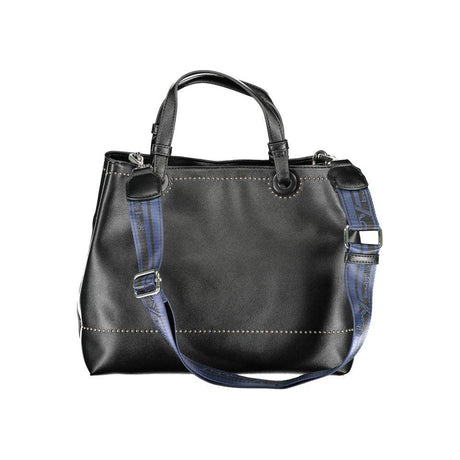BYBLOS Black Polyethylene Handbag - Hilstor
