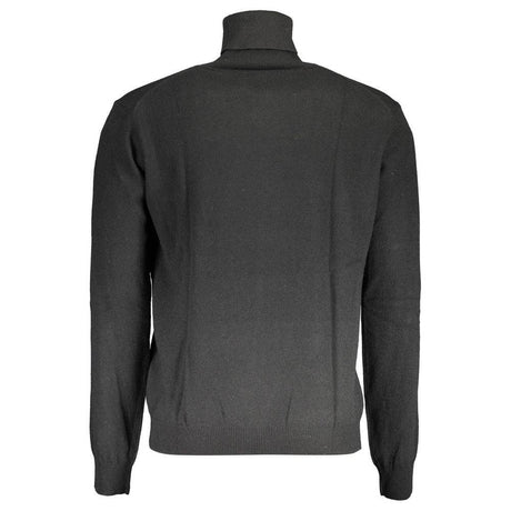 La Martina Black Wool Sweater - Hilstor