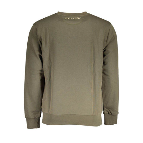 La Martina Green Cotton Men Sweater - Hilstor