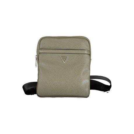 Guess Jeans Green Polyamide Shoulder Bag - Hilstor