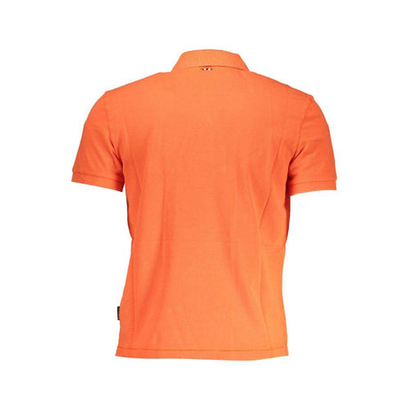 Napapijri Red Cotton Polo Shirt - Hilstor