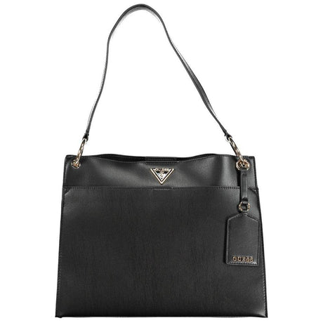 Guess Jeans Black Polyethylene Handbag - Hilstor