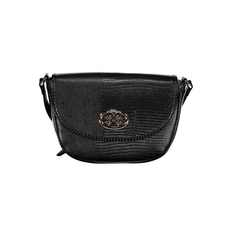 La Martina Black Polyethylene Handbag - Hilstor